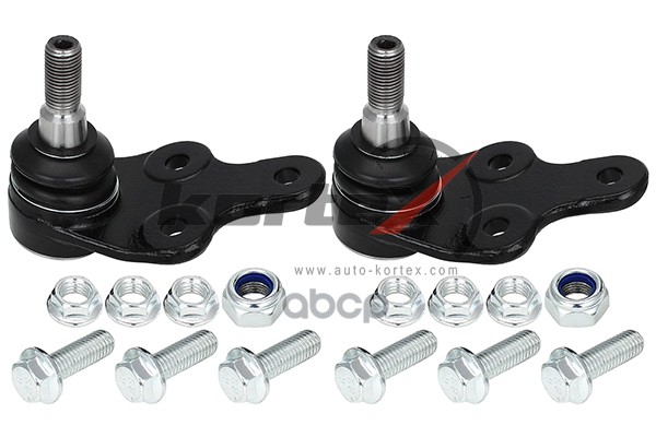 Опора шаровая FORD FOCUS II/C-MAX 04- пер.подв. лев/прав.(21mm) (к-т 2шт с крепежом) KBJ5504 KORTEX арт. KBJ5504