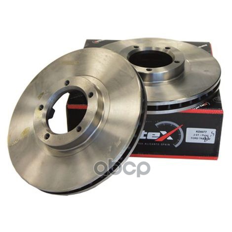 Диск тормозной FORD TRANSIT 94- перед. вент. (254,3) 1 шт (min 2 шт) KD0077 KORTEX арт. KD0077