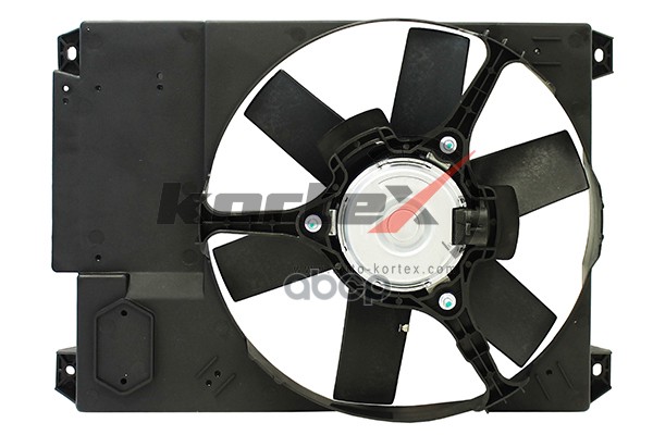 Вентилятор радиатора FIAT/Sollers Ducato 94- (с кожухом) KFD028 KORTEX арт. KFD028