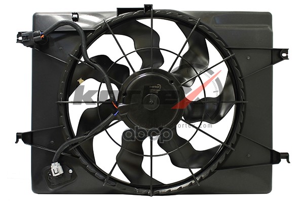 Вентилятор Радиатора Hyundai Tucson/Kia Sportage 04- Тип Halla (С Кожухом) Kfd053 KORTEX арт. KFD053