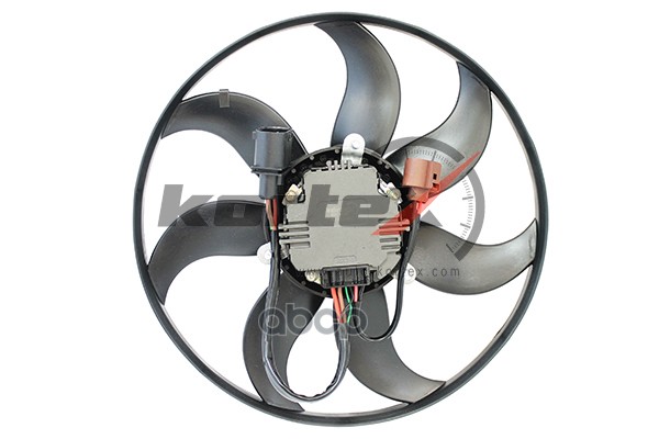 Вентилятор радиатора SKODA OCTAVIA A5 04-/VW GOLF V 03- левый KFD079 KORTEX арт. KFD079