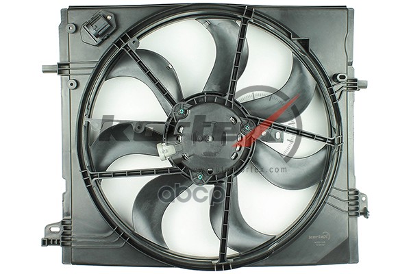 Вентилятор радиатора NISSAN Qashqai II 13- KFD153 KORTEX арт. KFD153