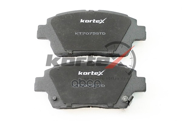 Колодки торм. TOYOTA COROLLA 02-CELICA 99-PRIUS 03-YARIS 99- перед.к-т KT7075STD KORTEX арт. KT7075STD