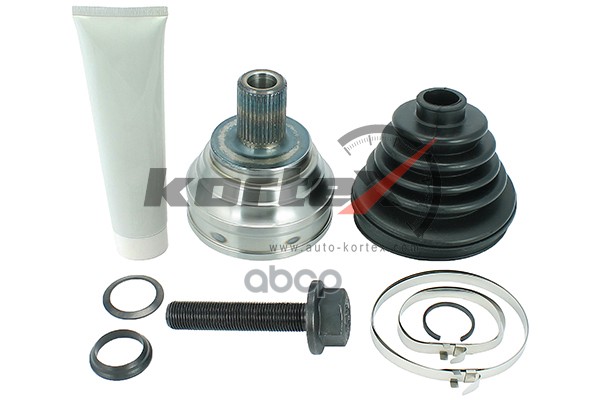 ШРУС наружный AUDI A3 03-/SKODA OCTAVIA 04-/VW GOLF PLUS/GOLF V 03-/PASSAT 05- KVJ016 KORTEX арт. KVJ016