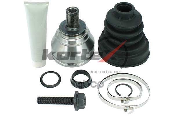 ШРУС наружный SKODA OCTAVIA 04-/VW GOLF V/JETTA 05-/PASSAT 05-/TIGUAN 07- KVJ056 KORTEX арт. KVJ056