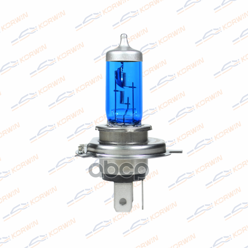 Лампа Накаливания Галогенная (H4 12V 60/55W P43t-38 Super White) KORWIN арт. KWYN0002