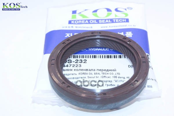 KOS Сальник коленвала передний DAEWOO GENTRA(T250) 24447223 KOS арт. kos-232