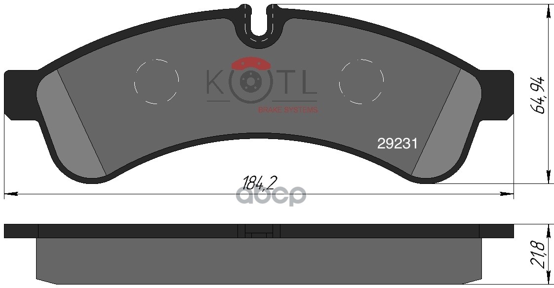 Колодки тормозные дисковые задние к-т  Iveco DAILY IV KOTL арт. 1780kt