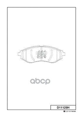Колодки Тормозные Дисковые D11129h Kashiyama арт. D11129H