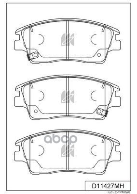 Disk Brake Pads Kashiyama арт. d11427mh