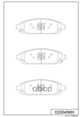 Disk Brake Pads Kashiyama арт. d20040mh