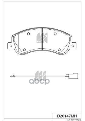 Disk Brake Pads Kashiyama арт. d20147mh