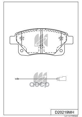 Disk Brake Pads Kashiyama арт. d20219mh