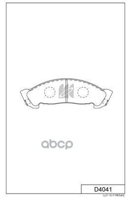 Колодки Тормозные Дисковые D4041 Kashiyama арт. D4041