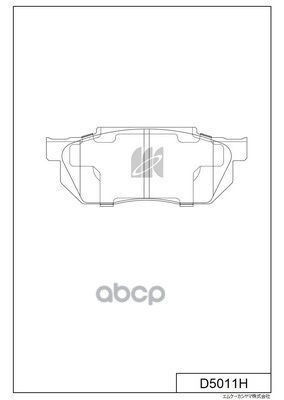 Колодки Тормозные Дисковые + Противоскрипные Пластины Honda Kashiyama арт. d5011h