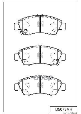 Колодки Тормозные Дисковые Перед Honda Jazz Ii/Iii 02 D5073mh Kashiyama арт. D5073MH