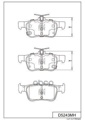 Disk Brake Pads Kashiyama арт. d5243mh