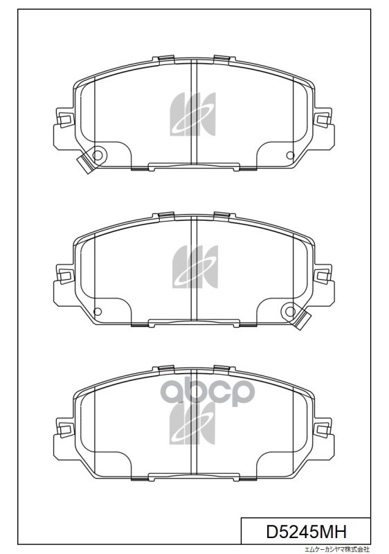 Disk Brake Pads Kashiyama арт. d5245mh