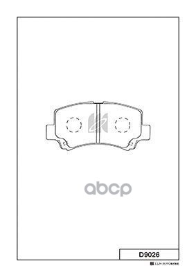 Колодки Тормозные Дисковые Пер. Suzuki Wagon R+ 1.0,1.2 98- D9026 Kashiyama арт. D9026