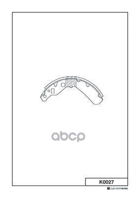 Колодки Тормозные Барабанные K0027 Kashiyama арт. K0027