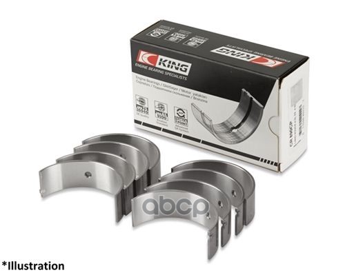 Вкладыши Двигателя Шатунные Mitsubishi Galant/Pajero 2.3D/2.5D 80> 0.75 (4) King арт. CR4466AM 0.75