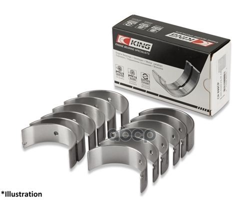 Вкладыши Двигателя Шатунные Audi 100/A6 2.4-3.0 V6 90> 0.25 (6) King арт. CR6778SI 0.25