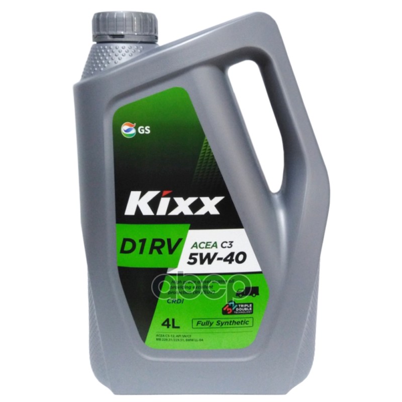 Kixx Масло моторное KIXX D1 RV 5W-40 синтетическое 4 л L2013440E1