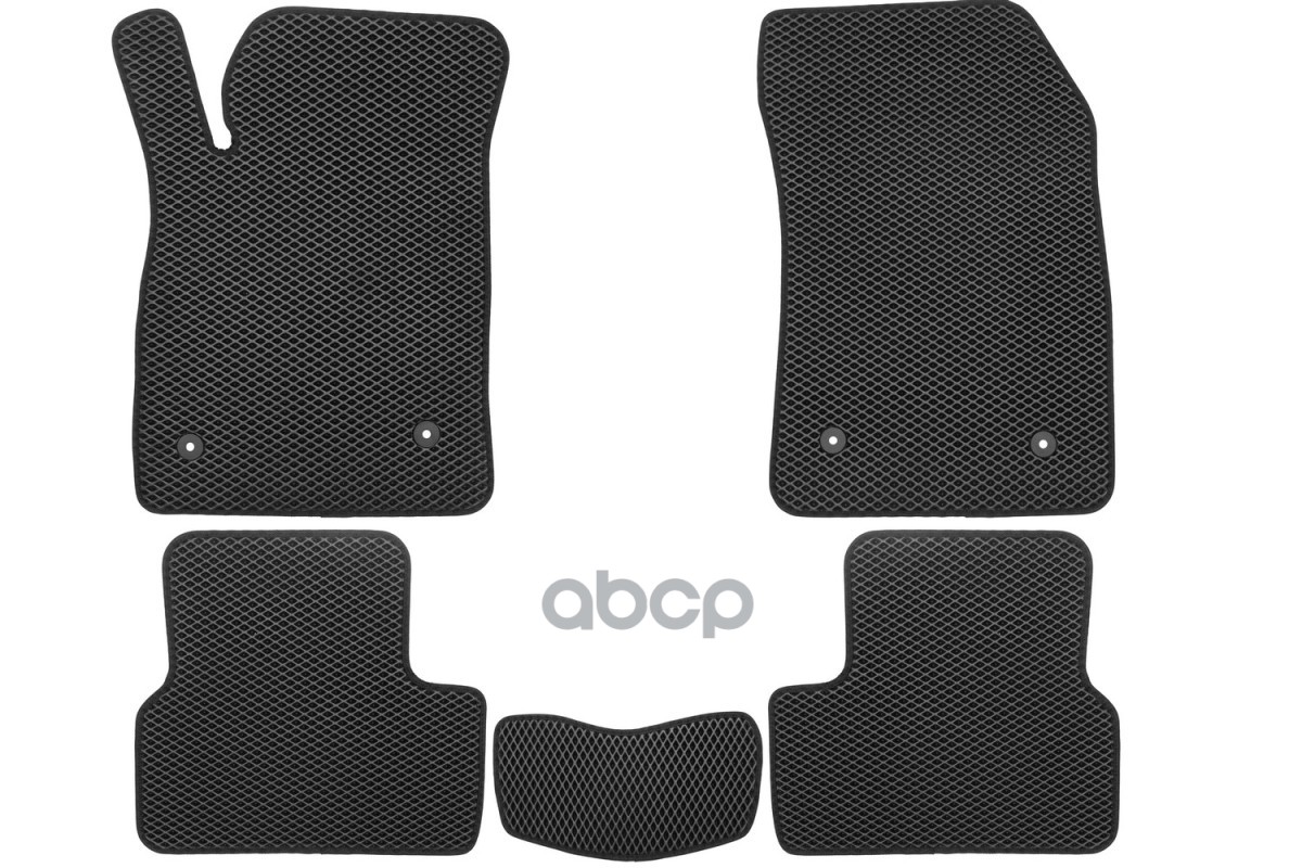 Коврики в салон EVA для CHEVROLET Cruze 2008-2016 I, Ir,  2008-2016 (черная окантовка), 5шт. / Шевроле Круз Klever арт. EVA.B...