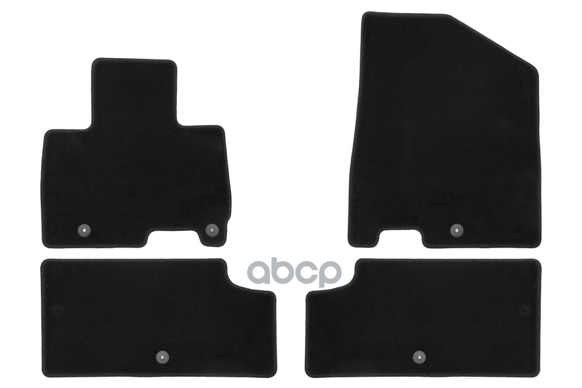 Коврики в салон KLEVER Econom KIA Carnival Premium, 2020-, 4шт.(текстиль) / Киа Карнивал Klever арт. KLEVER0102507001200k