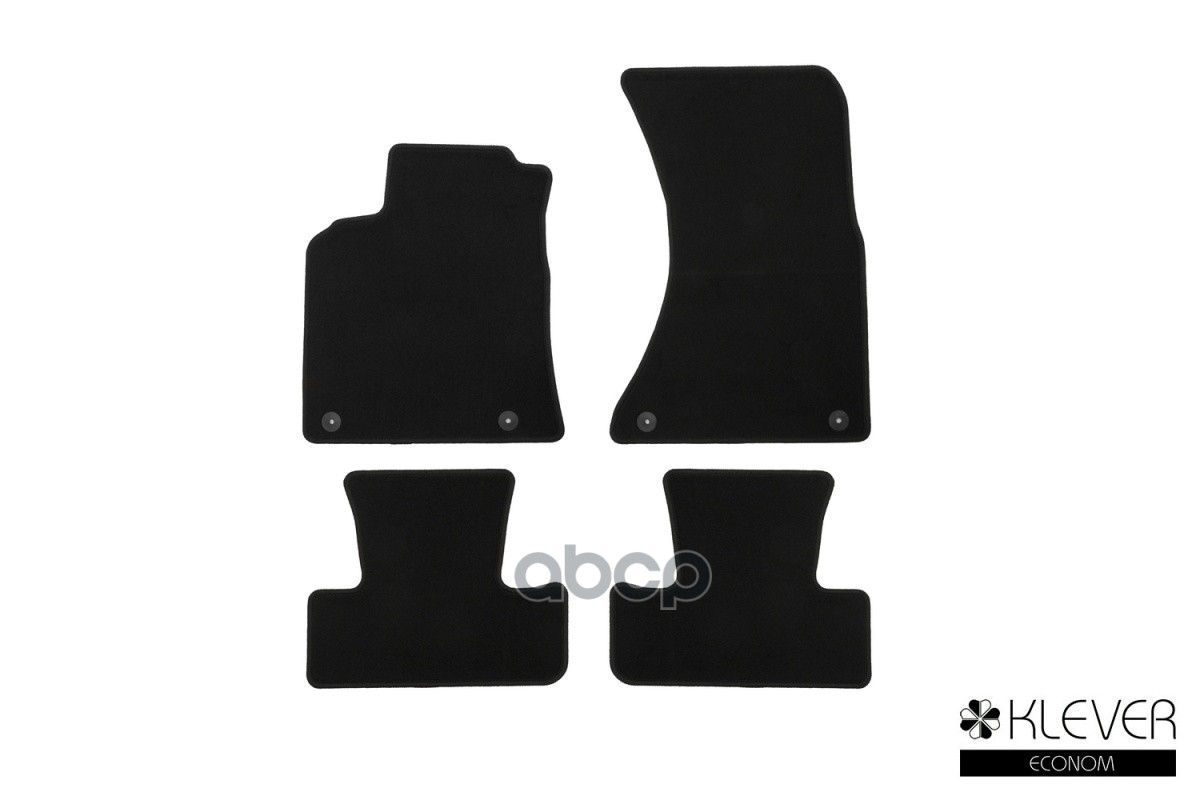 Коврики в салон Klever Econom AUDI Q5 АКПП 2008-2012, 2012-2017, внед., 4 шт. (текстиль) / Ауди Ку5 Klever арт. KLEVER0104150...