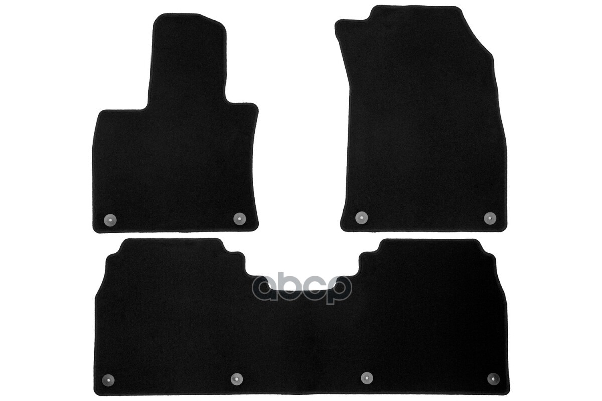 Коврики В Салон Klever Econom Hongqi E-Hs9 2020- (6 Мест), 3 Шт. (Текстиль) / Хонги Е-Хс9 Klever арт. KLEVER0111600201200k