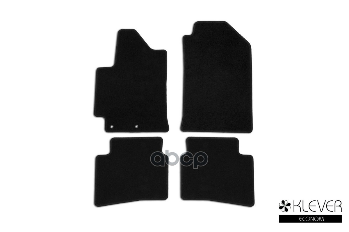 Коврики В Салон Klever Econom Hyundai Solaris 2017-2020, 2020-, Сед., 4 Шт. (Текстиль) / Хендай Солярис Klever арт. KLEVER012...