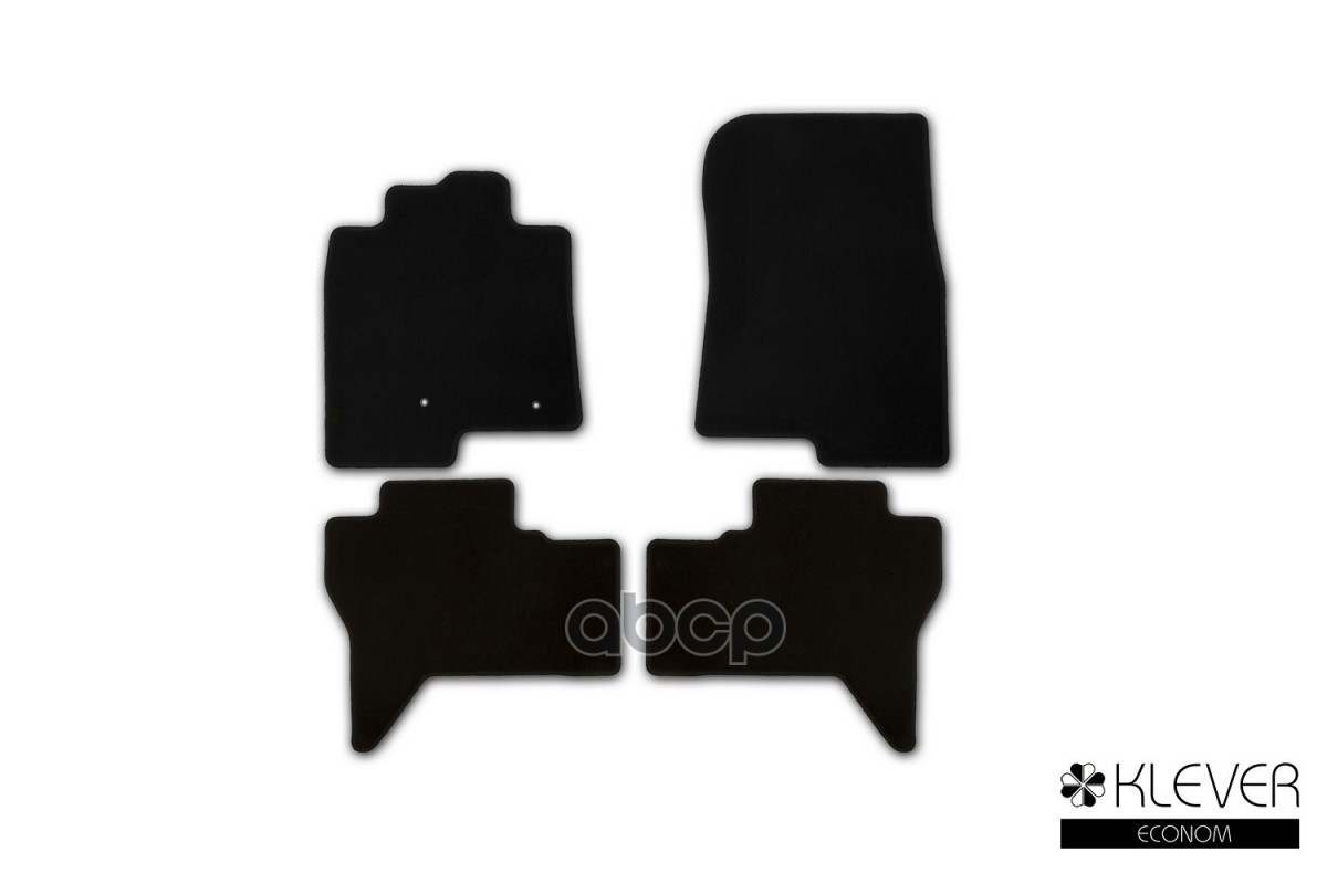 Коврики В Салон Klever Econom Mitsubishi Pajero Iv 2006-2011, 2011-2014, 2014-, Внед., 4 Шт. (Текстиль) / Митсубиси Паджеро K...