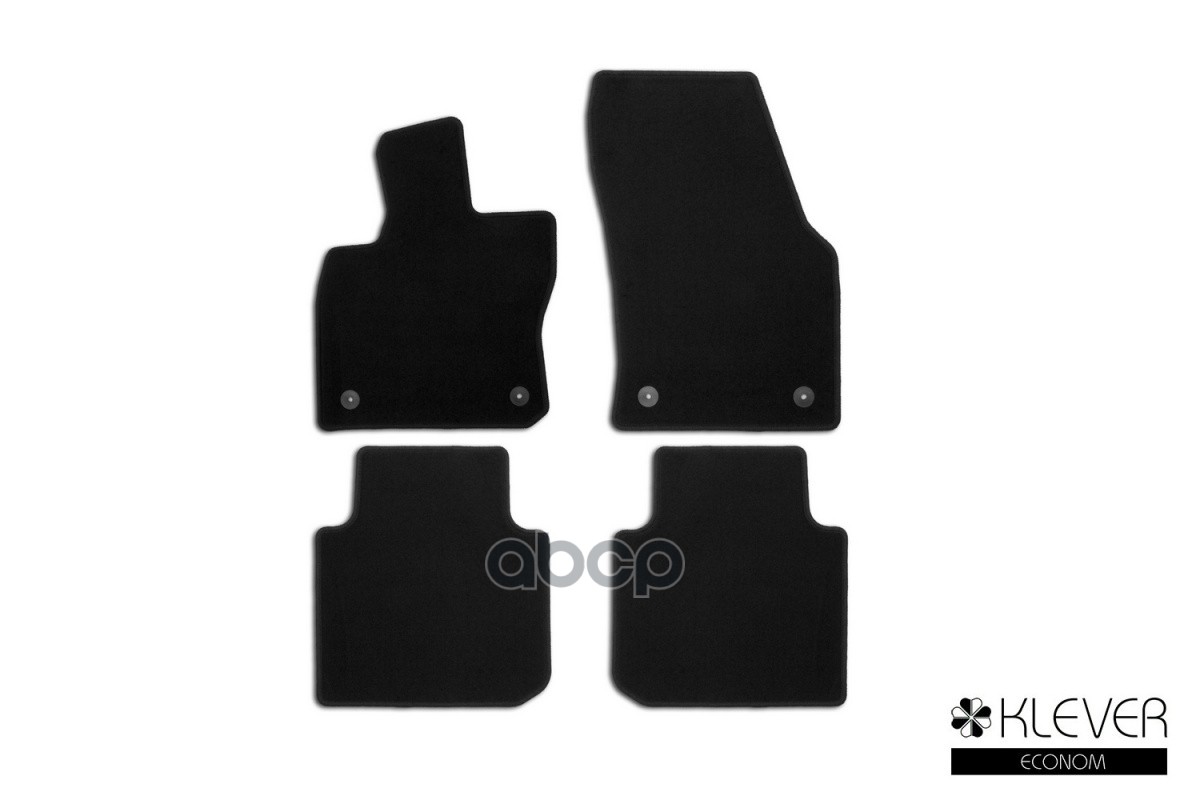 Коврики В Салон Klever Econom Skoda Kodiaq, 2016-, Кросс., 4 Шт. (Текстиль) / Шкода Кодиак Klever арт. KLEVER01451901200k