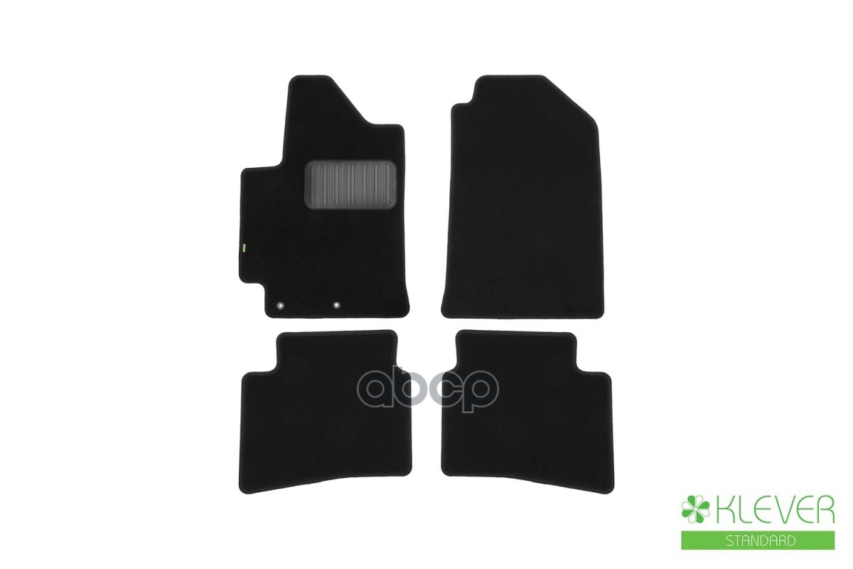Коврики В Салон Klever Standard Kia Rio, 2017-2020, 2020-, Сед., 4 Шт. (Текстиль) / Киа Рио Klever арт. KLEVER02255501210kh