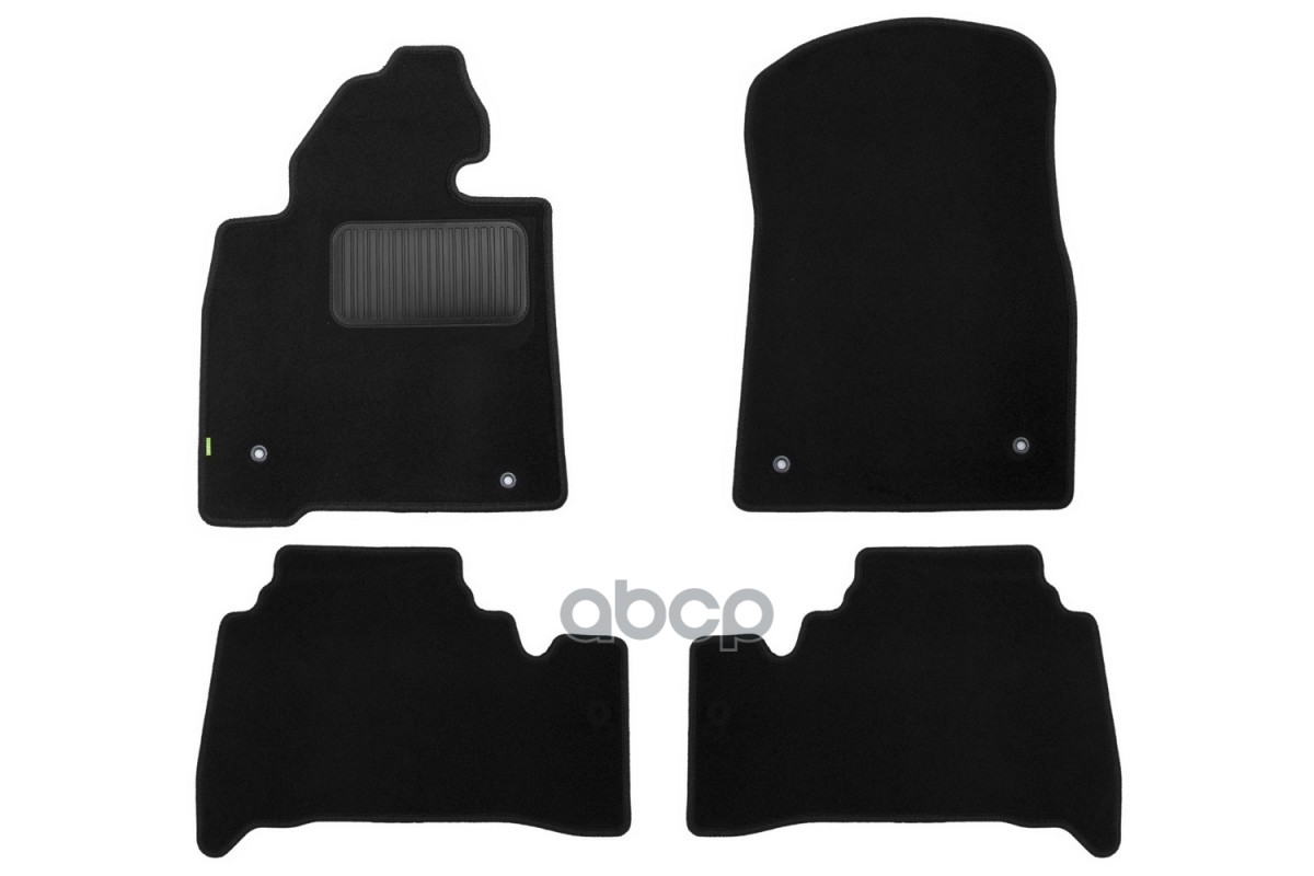 Коврики в салон Klever Standard TOYOTA Land Cruiser 200 2007-2012, 2012-2015, 2015-2021, внед., 4 шт. (текстиль) / Тойота Лен...