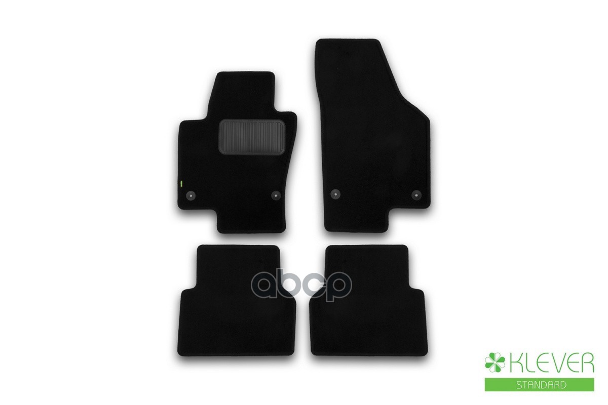 Коврики в салон Klever Standard VOLKSWAGEN Tiguan, 2007-2011, 2011-2016, кросс., 4 шт. (текстиль) / Фольксваген Тигуан Klever...
