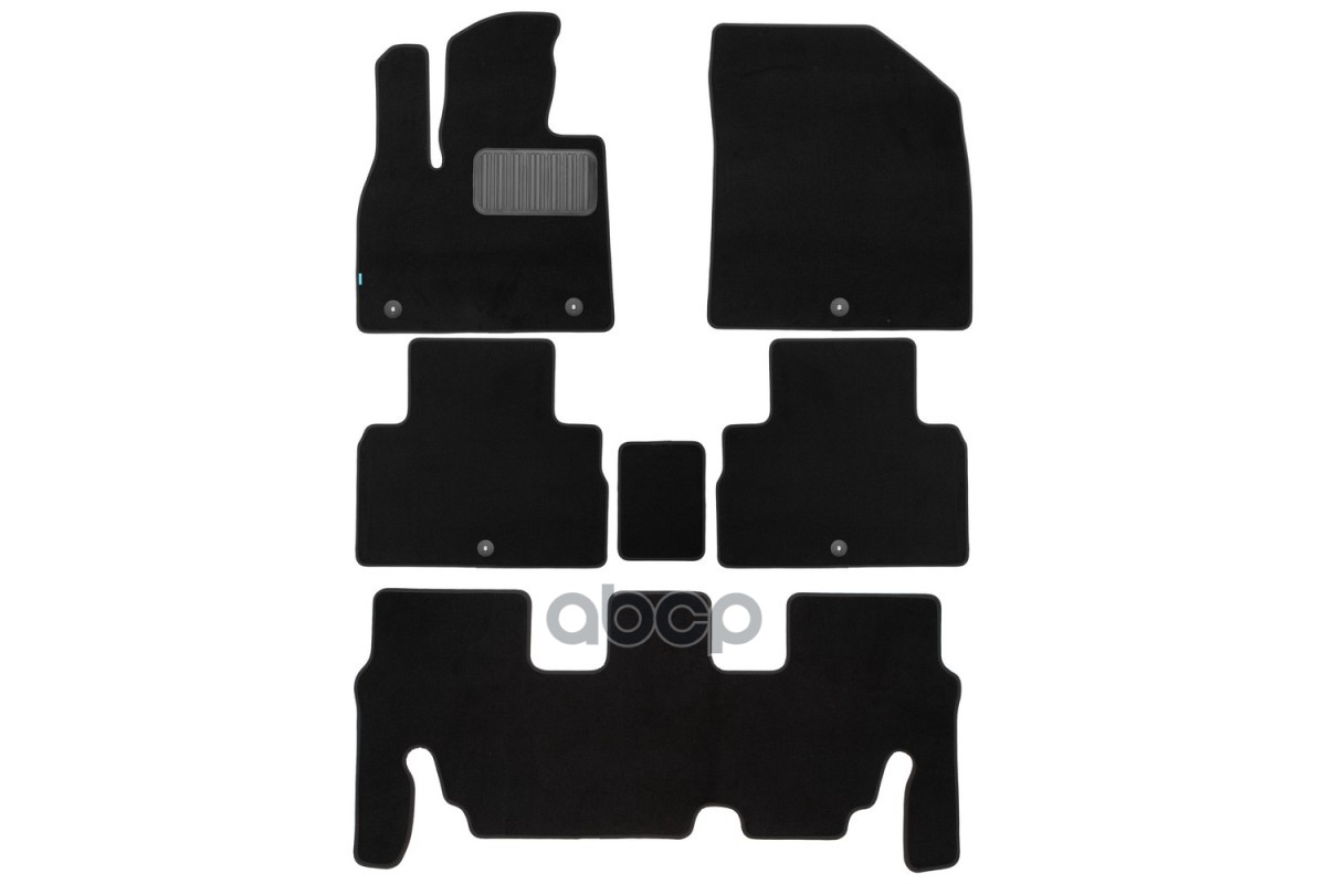 Коврики В Салон Klever Premium Hyundai Palisade 2020-, Кросс., 7Мест, 6 Шт. (Текстиль) / Хендай Палисад Klever арт. KLEVER030...