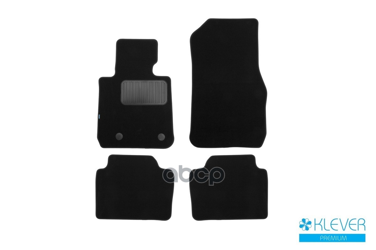 Коврики в салон Klever Premium BMW 3 F30 АКПП 2011-2016, 2015-2020, сед., 4 шт. (текстиль) / БМВ Тройка Klever арт. KLEVER030...