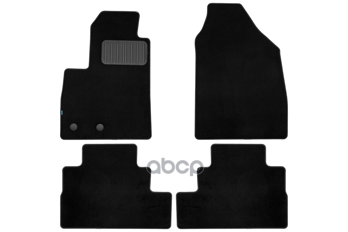 Коврики в салон Klever Premium Jetour Dashing 2022-, кросс., 4шт. (текстиль) / Джитур Дашинг Klever арт. KLEVER0312700222110kh