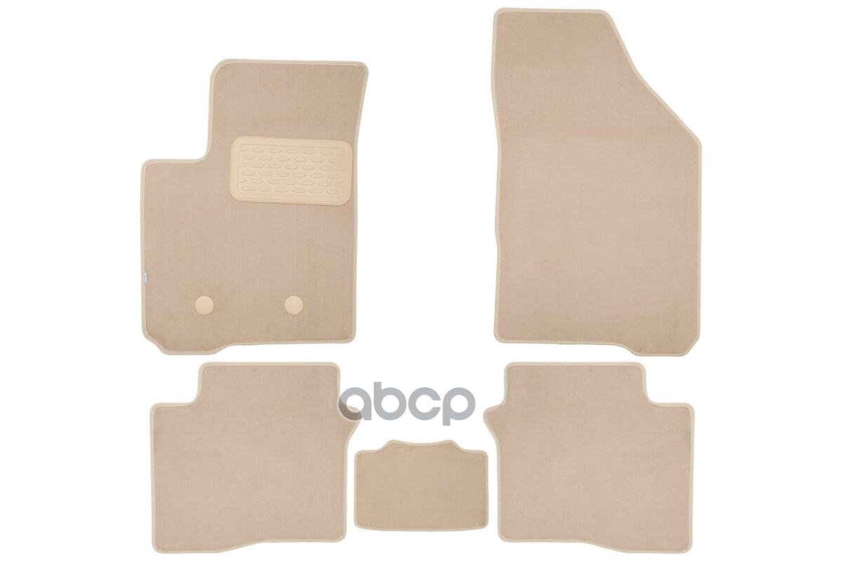Коврики В Салон Klever Premium Omoda S5 2023- Седан, 5Шт. (Текстиль, Бежевые) / Омода С5 Klever арт. KLEVER0412000222112kh