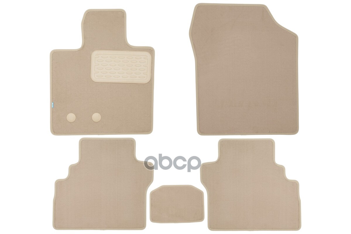 Коврики В Салон Klever Premium Москвич 3Е 2023- Внед., 5Шт. (Текстиль, Бежевые) Klever арт. KLEVER0412300222112kh