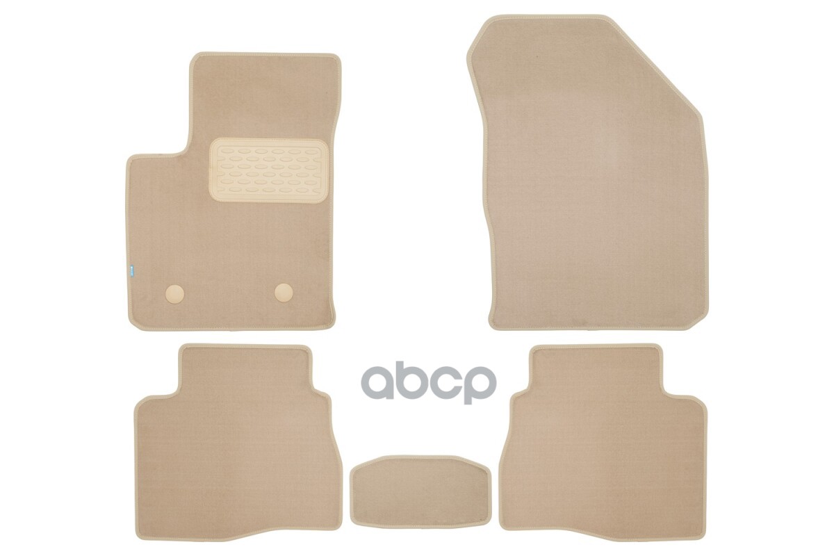 Коврики В Салон Klever Premium Kaiyi E5 2022- Сед., 5Шт. (Текстиль, Бежевые) / Каию Е5 Klever арт. KLEVER0412400122112kh