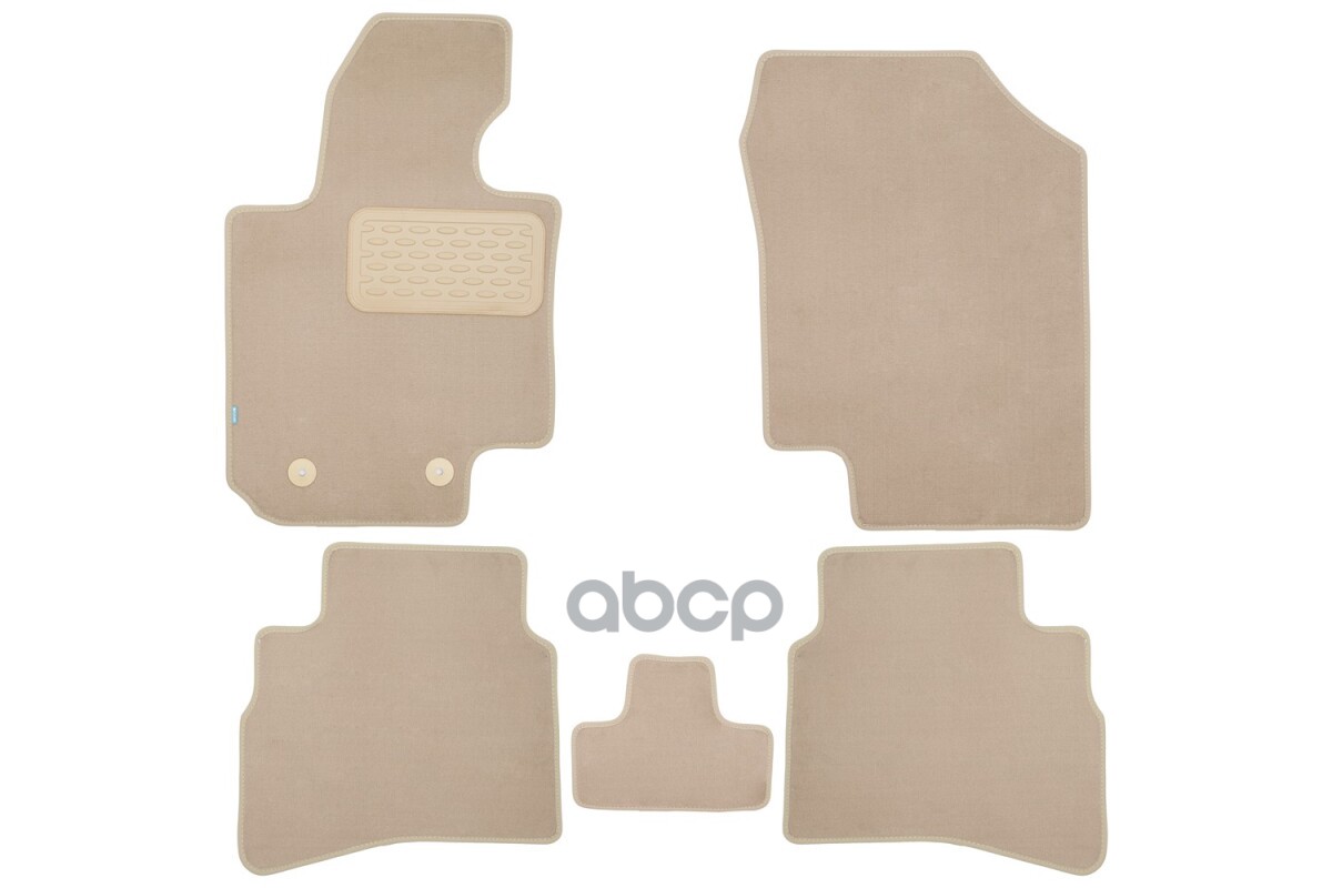Коврики В Салон Klever Premium Jac J7 2022- Лифтбек, 5Шт (Текстиль, Бежевые) / Джак / Джак Джей 7 Klever арт. KLEVER041260012...