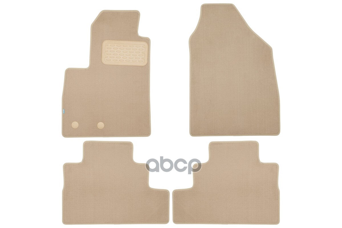 Коврики В Салон Klever Premium Jetour Dashing  2023-, Кросс., 4Шт. (Текстиль, Бежевые) / Джитур Дашинг Klever арт. KLEVER0412...