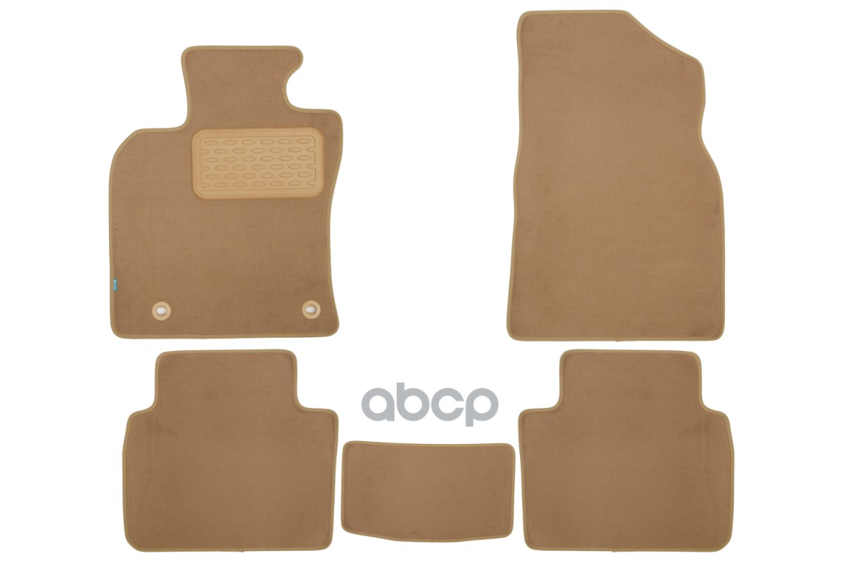 Коврики В Салон Klever Premium Toyota Camry, 2017-2021, 2020-, Сед., 5 Шт. (Текстиль, Бежевые) / Тойота Камри Klever арт. KLE...