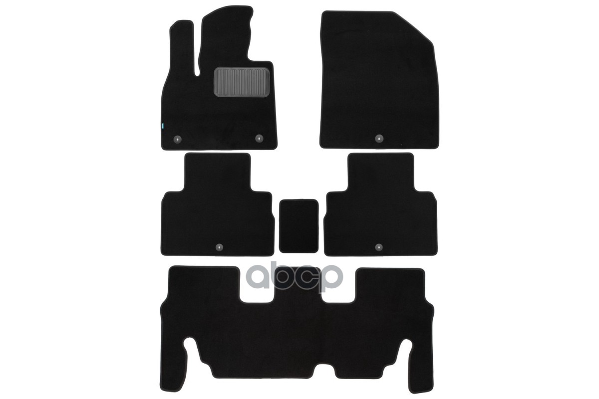 Коврики В Салон Klever Premium Hyundai Palisade 2020-, Кросс., 7Мест, 6 Шт. (Текстиль) / Хендай Палисад Klever арт. KLEVER050...