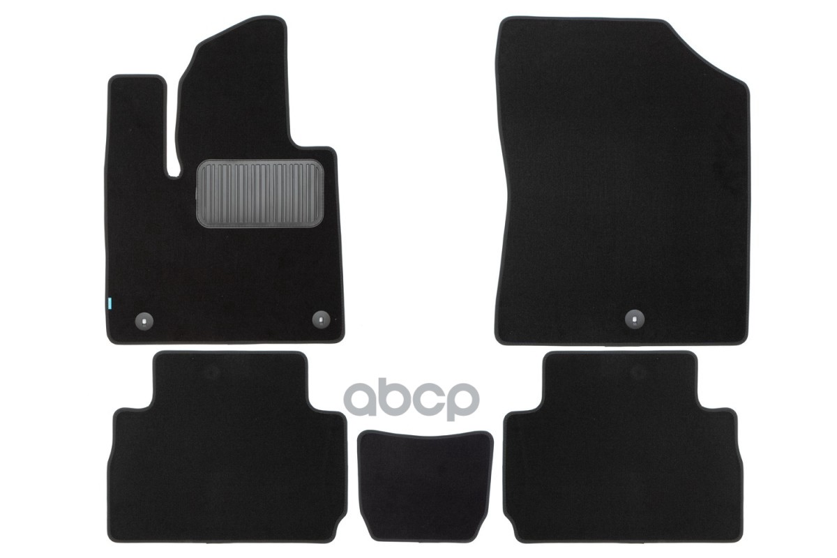 Коврики в салон Klever Premium HYUNDAI Santa Fe 2021-, кросс., 5 мест, 5 шт. (текстиль) / Хендай Санта Фе Klever арт. KLEVER0...