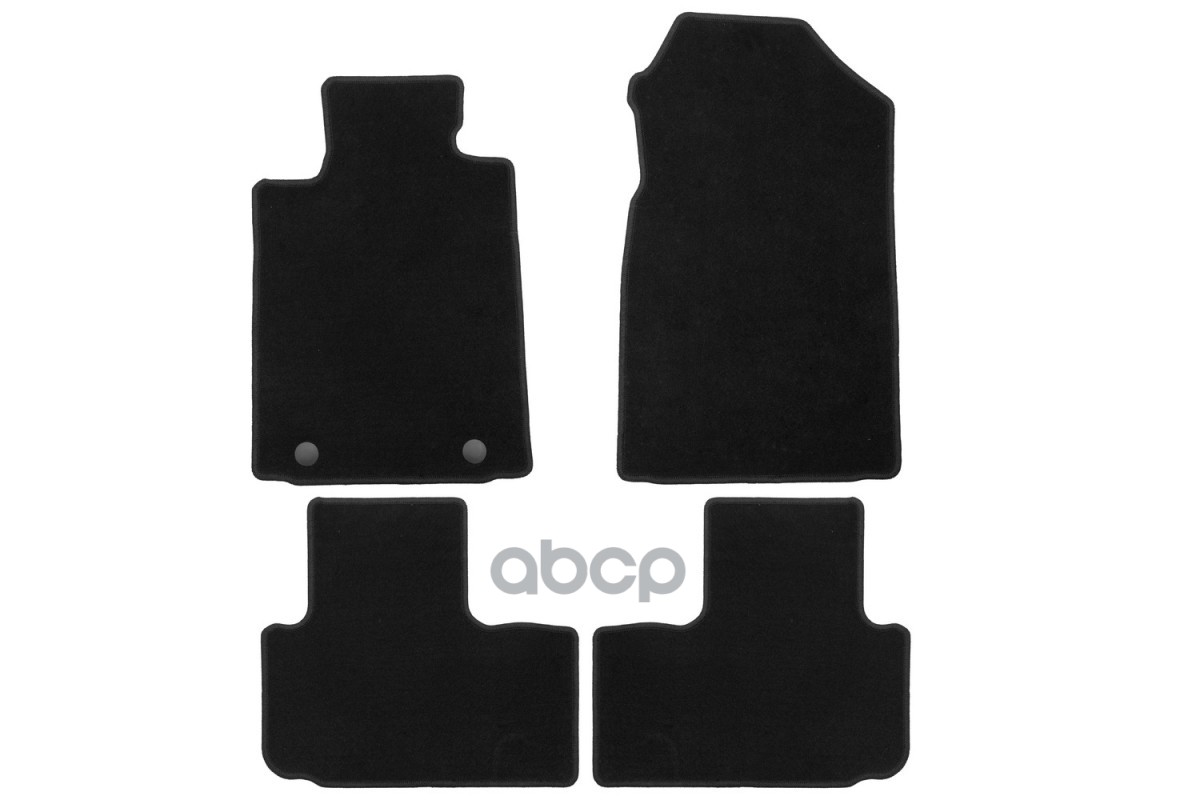 Коврики в салон Klever Econom для HAVAL F7/F7x, 2019-2022 (I), 2022-2024 (Ir), внед. 4 шт. (текстиль) / Хавал Ф7, компл Kleve...