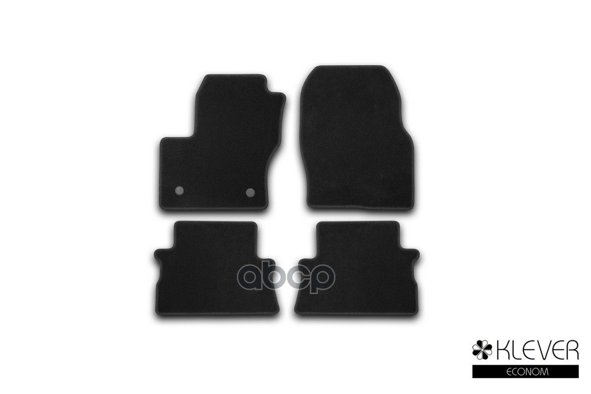 Коврики В Салон Klever Econom Ford Kuga 2012-2016, Кросс., 4 Шт. (Текстиль) / Форд Куга Klever арт. KVR01164101200k